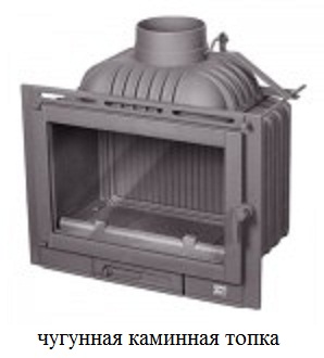 чугунная каминная топка