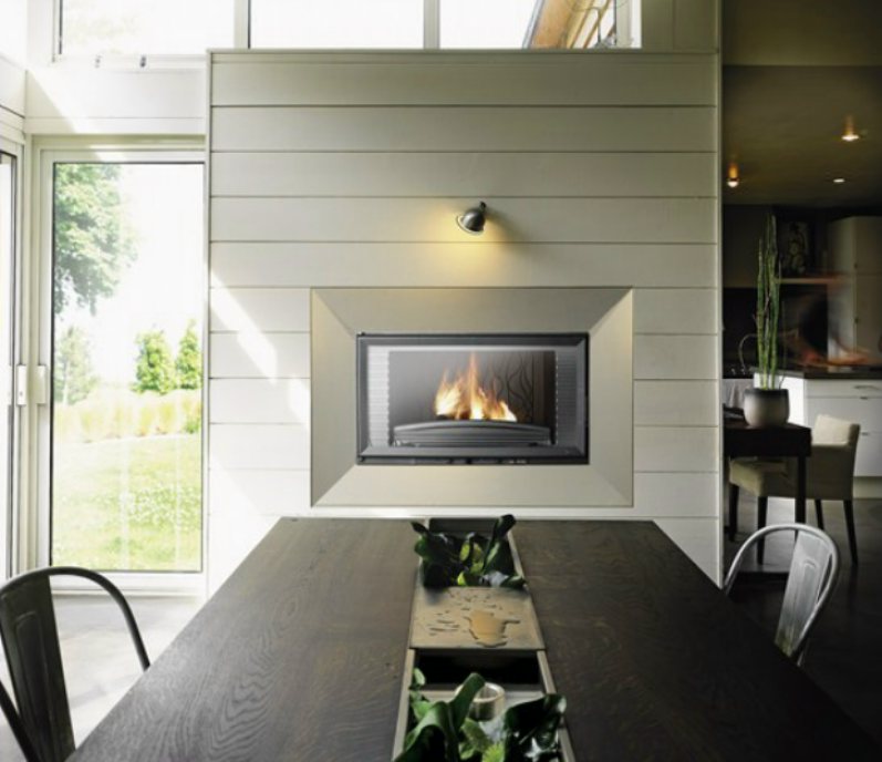 Чугунная топка с подъемным лифтом