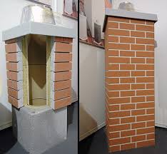 дымоход в кирпичной стене Schiedel