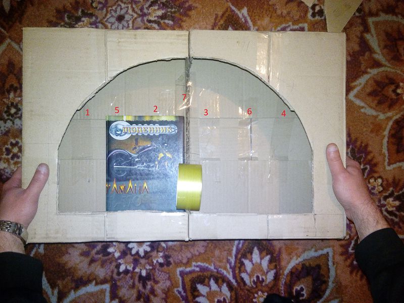 Соединяем скотчем