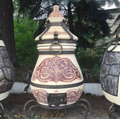 Узбекский глиняный тандыр