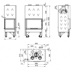 Monoblocco 800 Angolo DX/SX