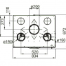 Monoblocco 750 Flat Cast Iron