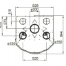 Monoblocco 750 Panoramic Cast Iron Monoblocco 750 Panoramic Cast Iron