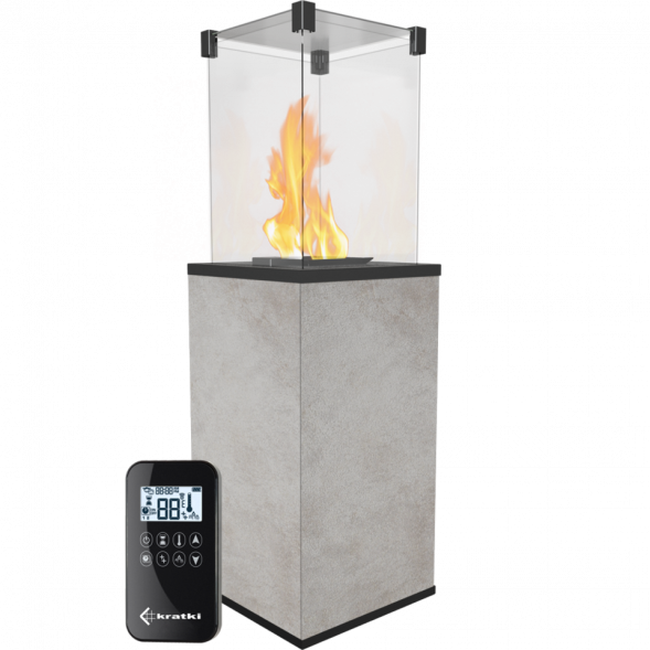 PATIO/MINI/G31/37MBAR/Q/O/G, OXIDE GRIGIO, с пультом ДУ