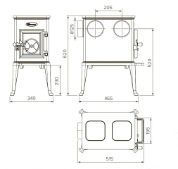 Печь Dovre 100 CBS