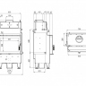 Топка DEFRO HOME NAVI SM, 14 кВт, 630/535мм, с водяным контуром