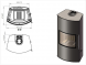 Печь EMBER Гордана 480 L black