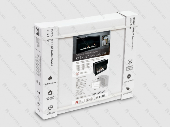 Встроенный биокамин Lux Fire Фронтальный 640 S