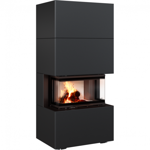 Каминокомплект Home Easy Box с топкой NBC (В корпусе черного цвета с черной футеровкой)